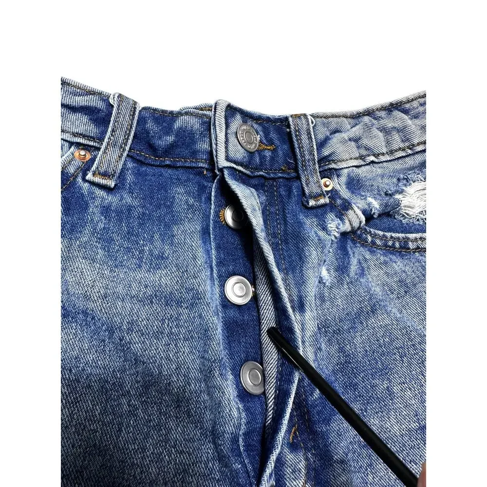 Wild Fable High Rise DIstressed Denim Frayed Hem Cut Off Shorts SIze 6
